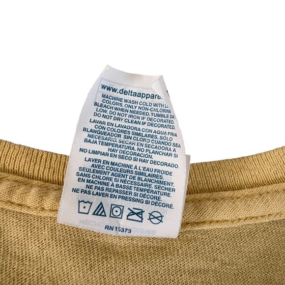 David Bowie 1978 Berlin Concert Tee L Vintage Style Band T-Shirt Reprint Yellow - Picture 6 of 9